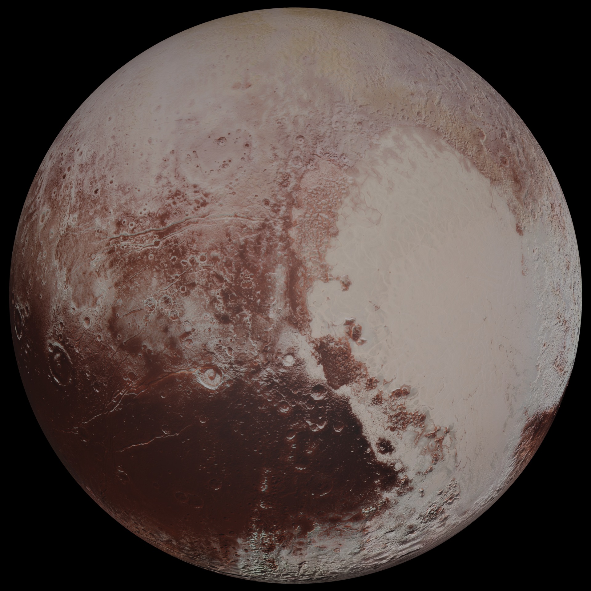Unexpected Geological Activity. Related source image: Pluto Blender render
