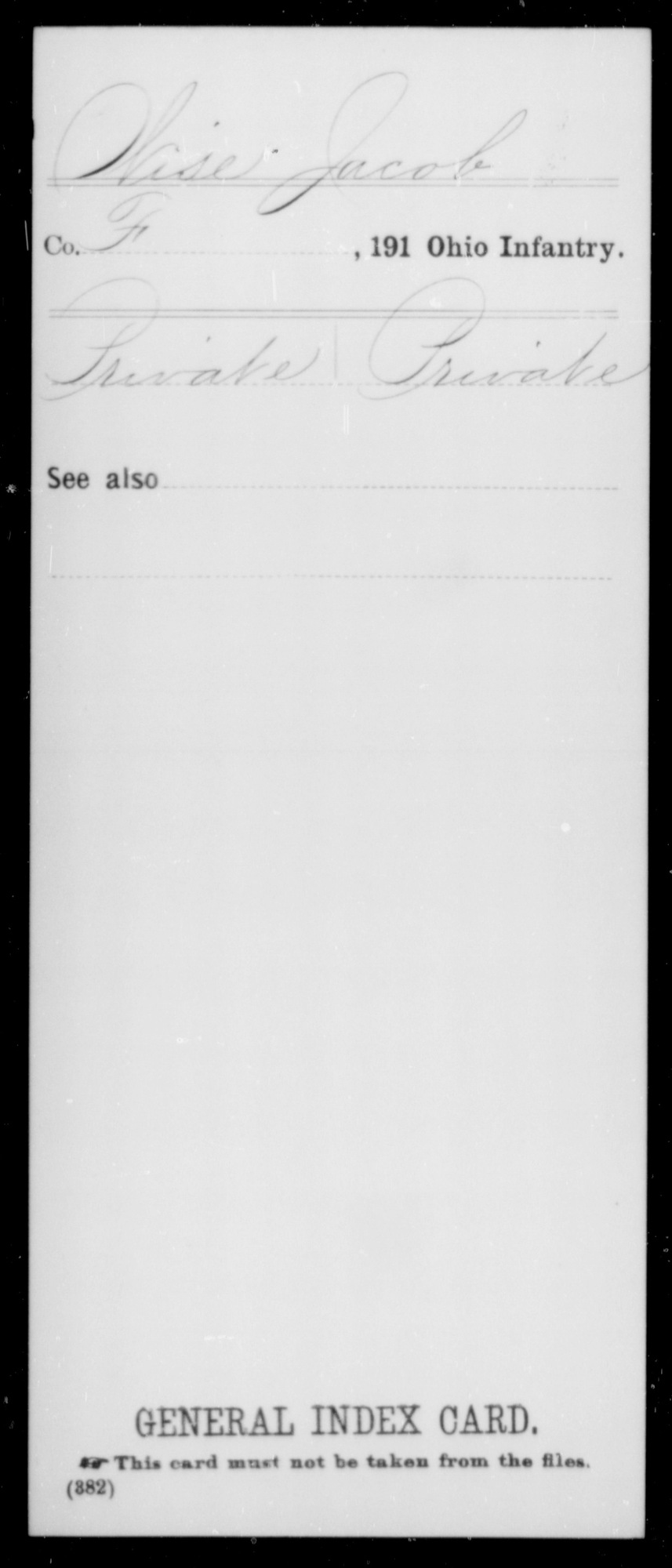 The Cosmic Null Result. Related source image: (Ohio) Wise, Jacob - 191st Infantry, Company F - DPLA - 91e9f4f1822ca278fc26143cef79893b