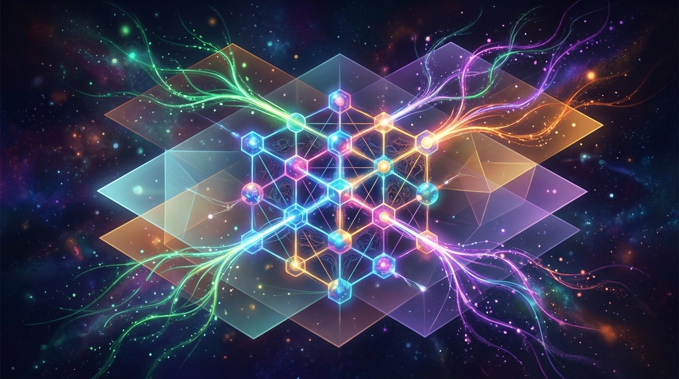 Governed by Information. In 2001, physicist David Deutsch proposed in a preliminary quantum framework that the structure of the multiverse is fundamentally determined by information flow. Conceptual illustration.