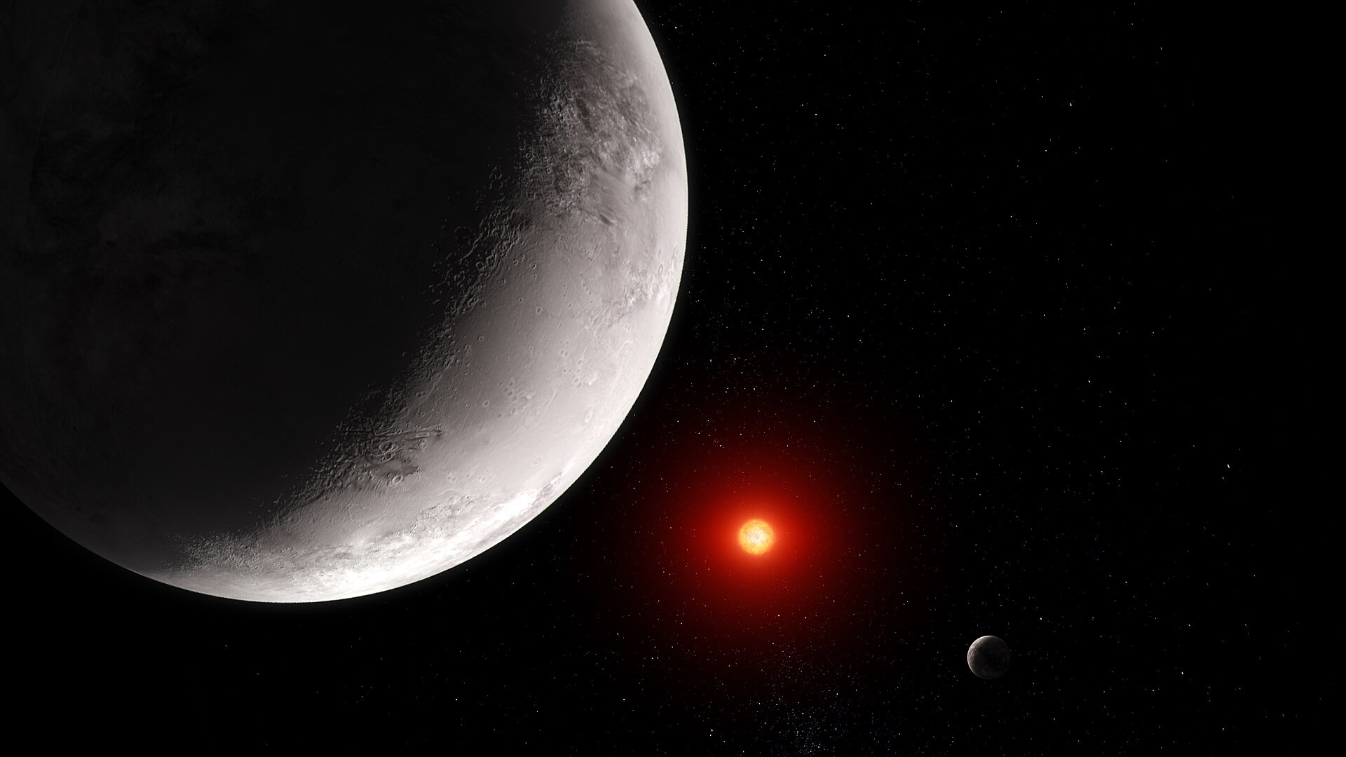 Bare Rocks on the Inside. Related source image: Rocky Exoplanet TRAPPIST-1 c (Artist Concept)