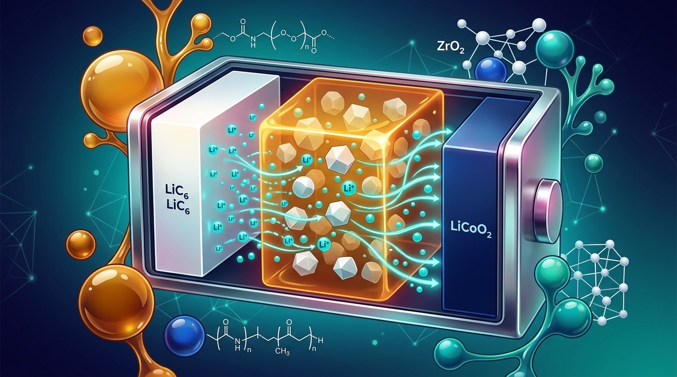 Enter Project SPEARS. NASA's SPEARS project replaces volatile liquids with solid ceramic and polymer electrolytes, preventing freezing, boiling, and cell rupture under extreme conditions. Conceptual illustration.