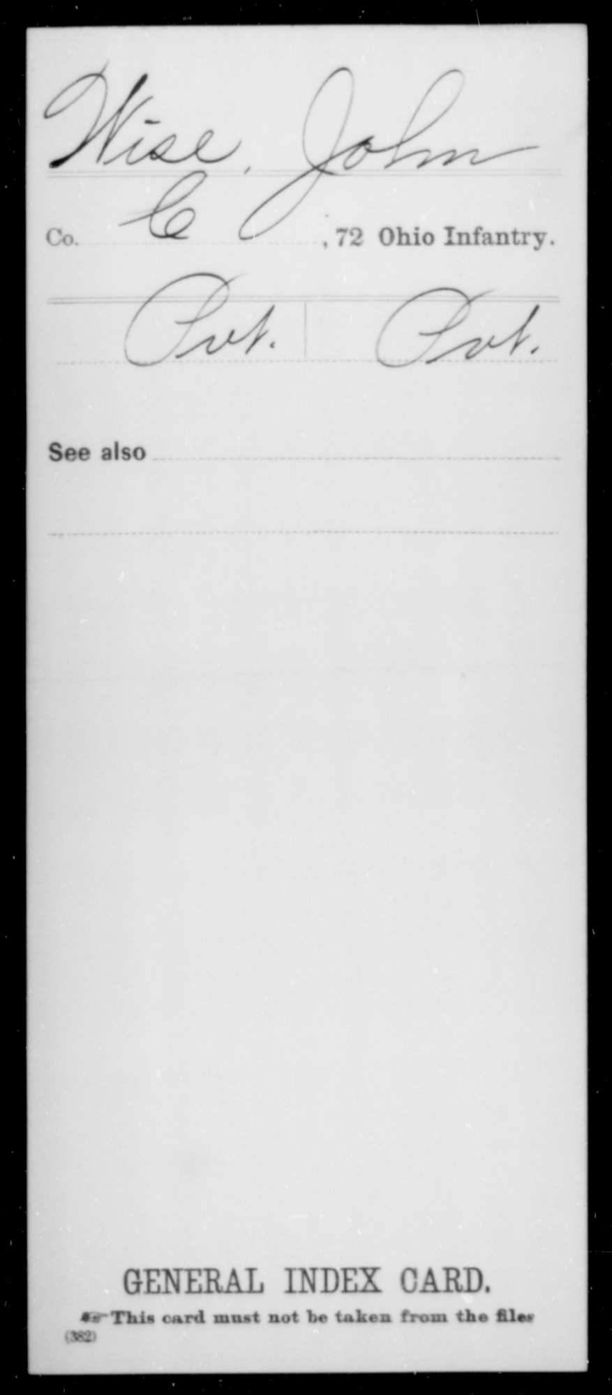 Scanning with WISE and Spitzer. Related source image: (Ohio) Wise, John - 72nd Infantry, Company C - DPLA - 67877d3299125cb0314b05cbc93951d4