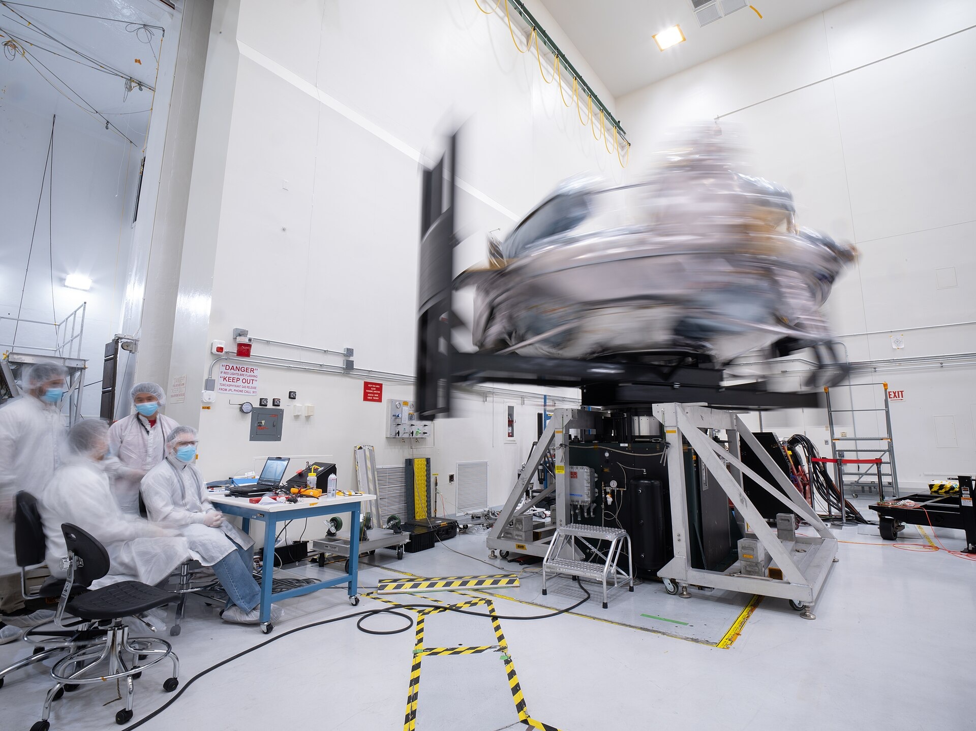 Enduring 153 Decibels. Related source image: Voyager Technologies’ Griffin-1 Completes Environmental Testing at NASA JPL (PIA26708 figC)