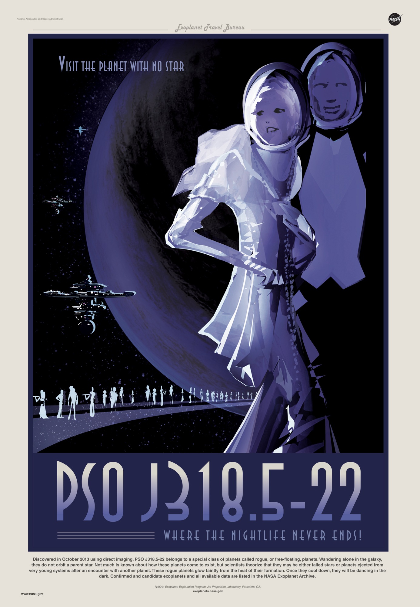 The Orange Dwarf Alternative. Related source image: PSO J318.5-22 Rouge 39x27 CMYK-1